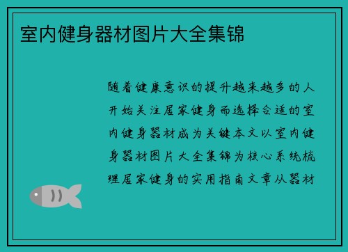 室内健身器材图片大全集锦